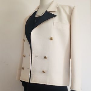 Vintage 80s YSL wool blazer